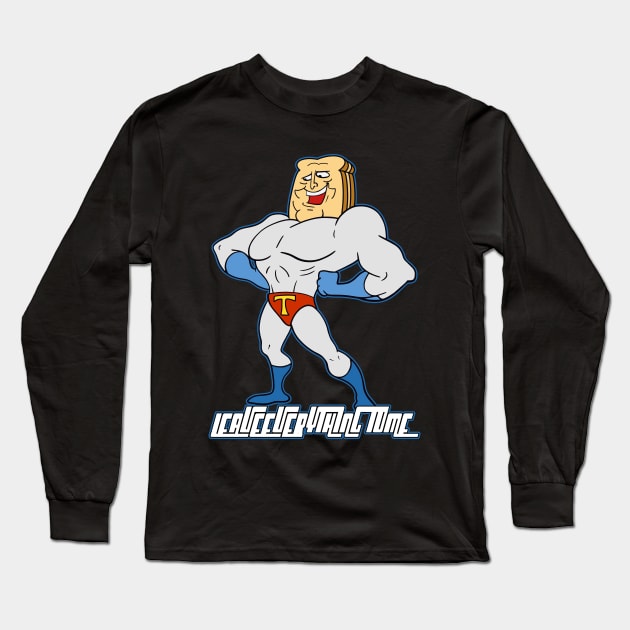 Powdered Toast Man Long Sleeve T-Shirt by Breakpoint